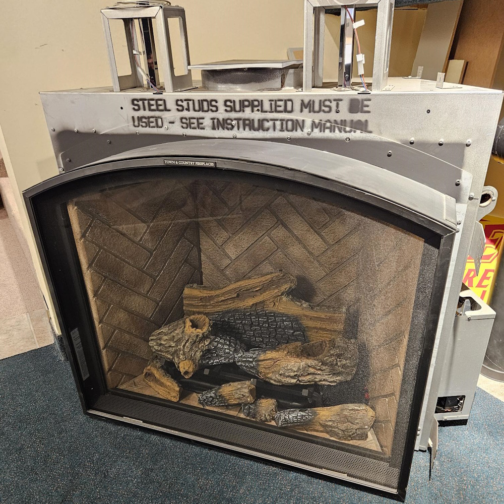 Foyer au gaz propane Town & Country TC36 arqué